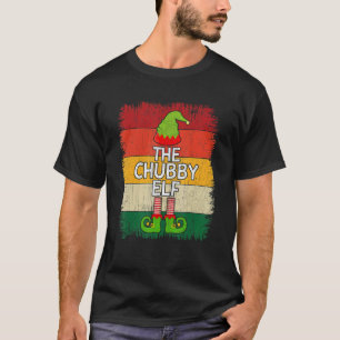Chubby Elf Matching Group Weihnachten Party Paja T-Shirt