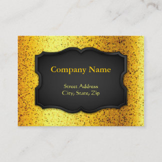 Chubby Geschäfts-Karten-Glitzer-Grafik-Gold Visitenkarte