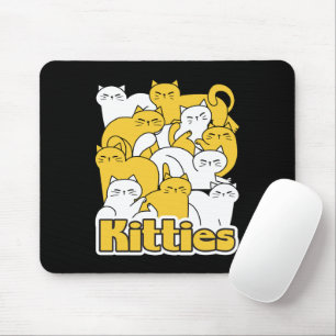 Chubby Kätzchen Design - Adorable Car Art Mousepad