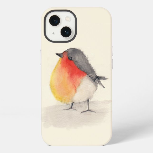 Chubby Little Robin iPhone Hülle (Rückseite)