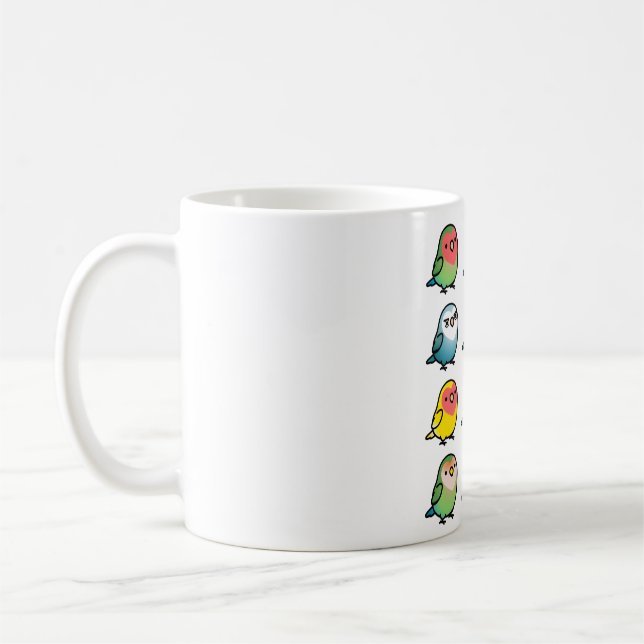 Chubby Lovebirds Kaffeetasse (Links)