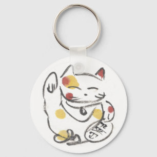 Chubby Maneki Neko Schlüsselanhänger