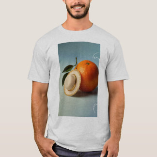 Chubby Orange mit einem Hut-T - Shirt