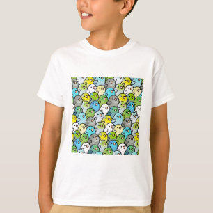 Chubby Parrotlet Pattern T-Shirt