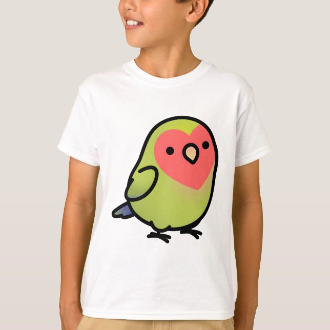 Chubby Peach-face Limon Lovebird T-Shirt (Vorderseite)