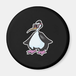 Chubby-Pinguin mit Sonnenbrille Magnet