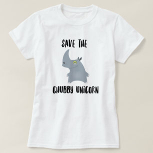 Chubby Rhinoceros Unicorn T - Shirt