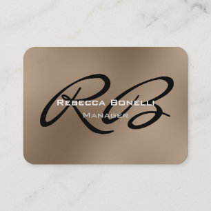 Chubby Roundby Corner Manager Business Card Visitenkarte