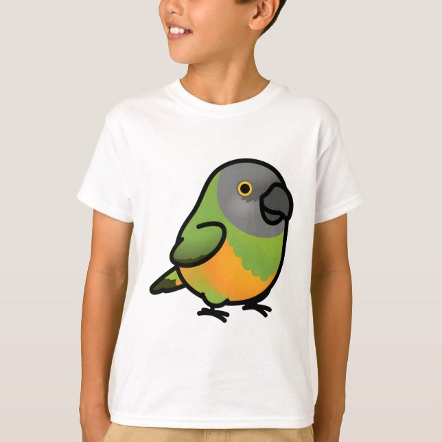 Chubby Senegal Parrot T-Shirt (Vorderseite)