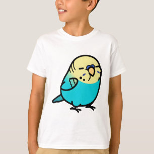 Chubby Sky Blue Gelb-Kopf-Englisch Budgie - Mal T-Shirt