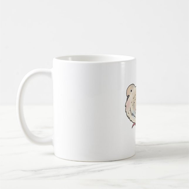 Chubby Trauertaube Kaffeetasse (Links)