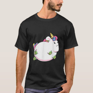 Chubby Unicorn Niedlich Fluffy Fat Magical Animal T-Shirt