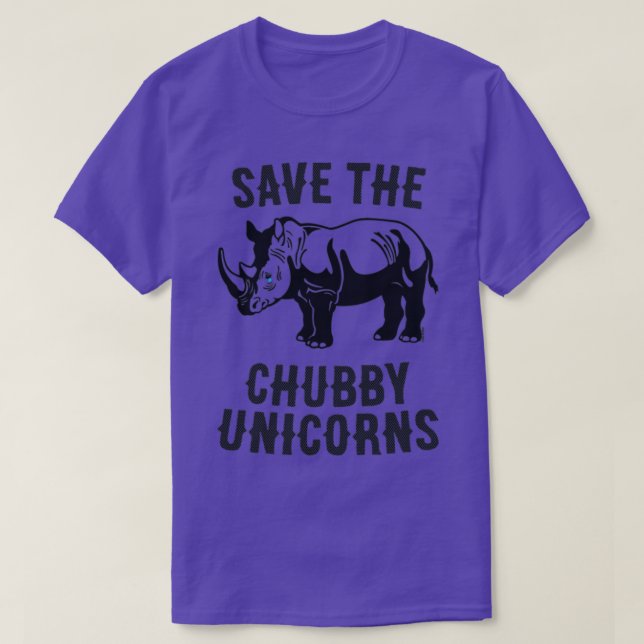 Chubby Unicorns RxTp gerettet T-Shirt (Design vorne)