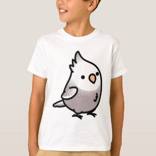 Chubby White-Faced Cinnamon Pearl Cockatiel T-Shirt
