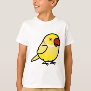 Chubby Yellow Lutino Indian Ringneck Parakeet T-Shirt
