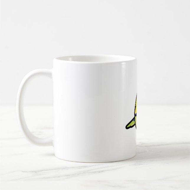 Chubby Yellow Parrotlet Kaffeetasse (Links)