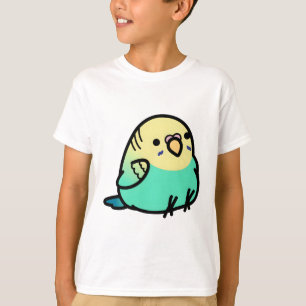 Chubby Yellow und Green Blue Budgie T-Shirt