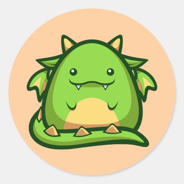 Chubs Dragon Sticker (Vorderseite)