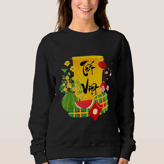 Chuc Mung Nam Moi Year of the Tiger Tet Viet 2022 Sweatshirt (Vorderseite)