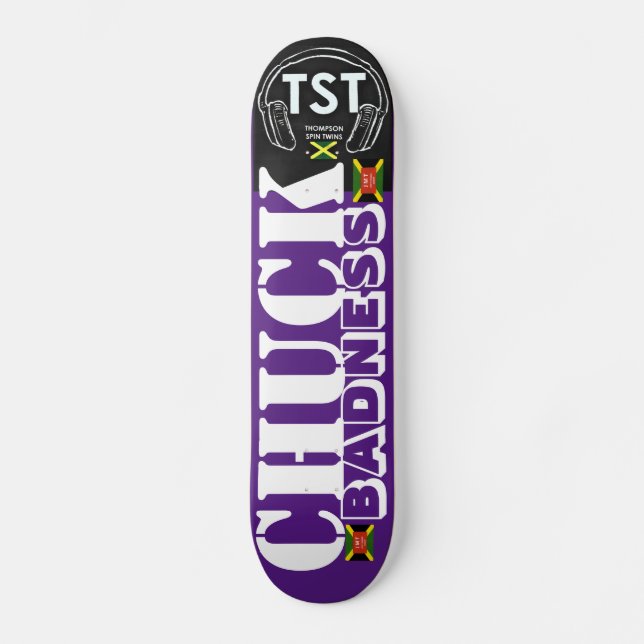 CHUCK BADNESS Skateboard (Vorderseite)