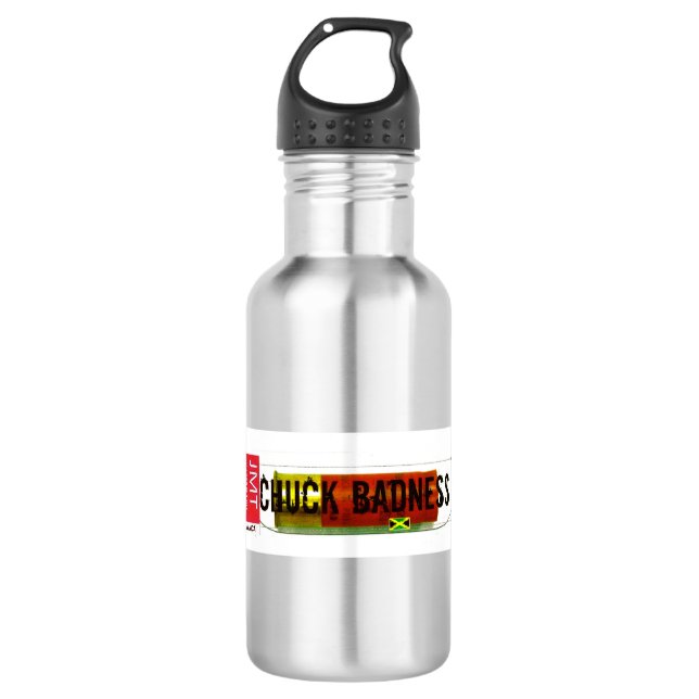 CHUCK BADNESS/TST Merchandise Edelstahlflasche (Vorderseite)