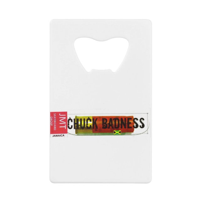 CHUCK BADNESS/TST Merchandise Geldbeutel Flaschenöffner (Vorderseite)