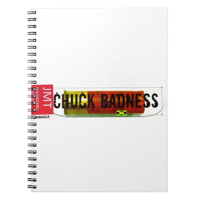 CHUCK BADNESS/TST Merchandise Notizblock (Vorderseite)