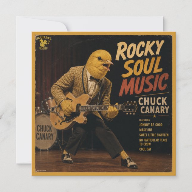 Chuck Canary Album: eine Parodie (Vorderseite)