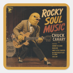 Chuck Canary Album: eine Parodie Quadratischer Aufkleber