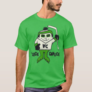 Chuck Canuck Retro Defunktional Ice Hockey Mascot T-Shirt