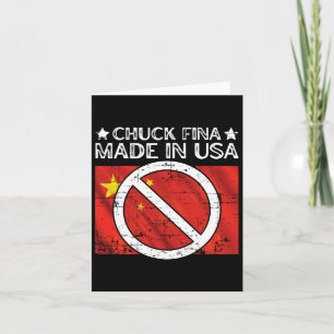 Chuck Fina China Handelskriegstag Befreiung Trump Karte