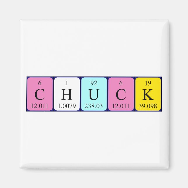 Chuck-Periodenmagnet Magnet (Vorne)