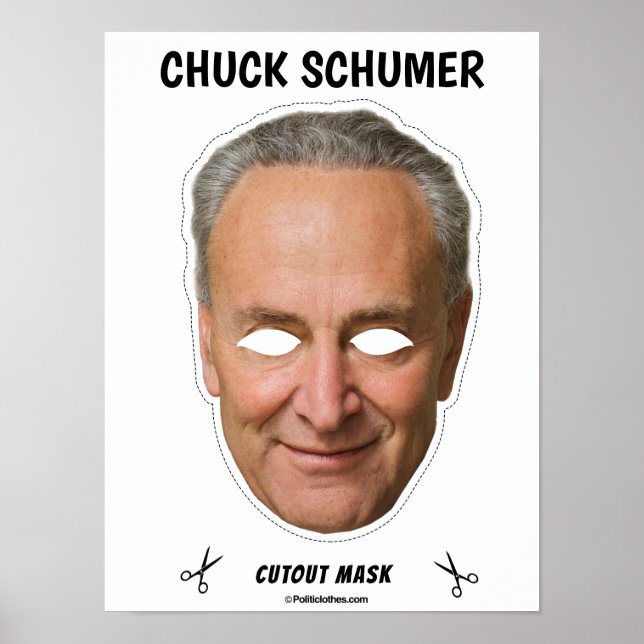 CHUCK SCHUMER Halloween Mask Poster (Vorne)