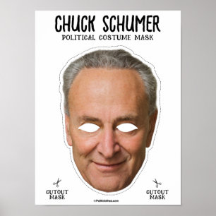 Chuck Schumer Kostümmaske Poster