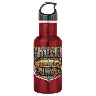 Chuckle Champions Always – Lustiges Sieg-Grafik-T- Edelstahlflasche