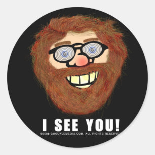 CHUCKLE ROBERT_STICKER RUNDER AUFKLEBER