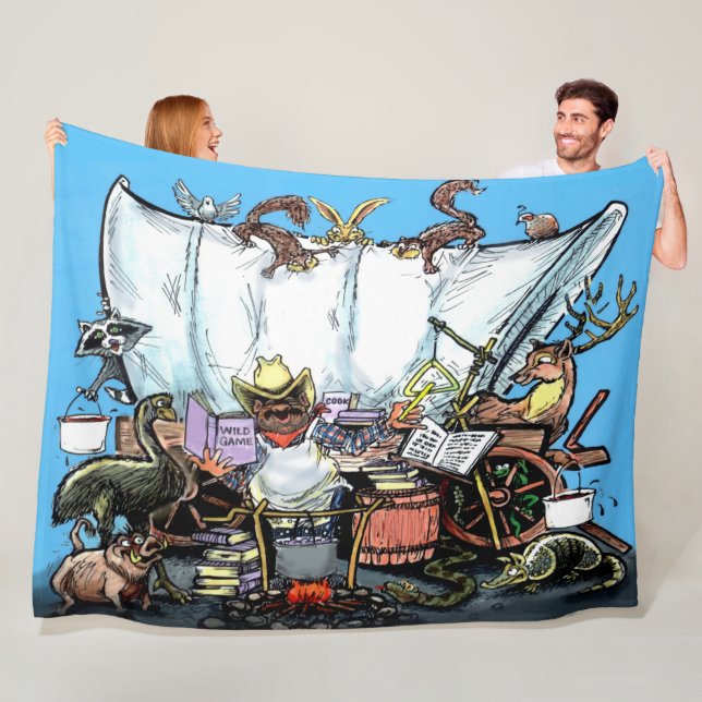 Chuckwagon Fleecedecke (Beispiel)