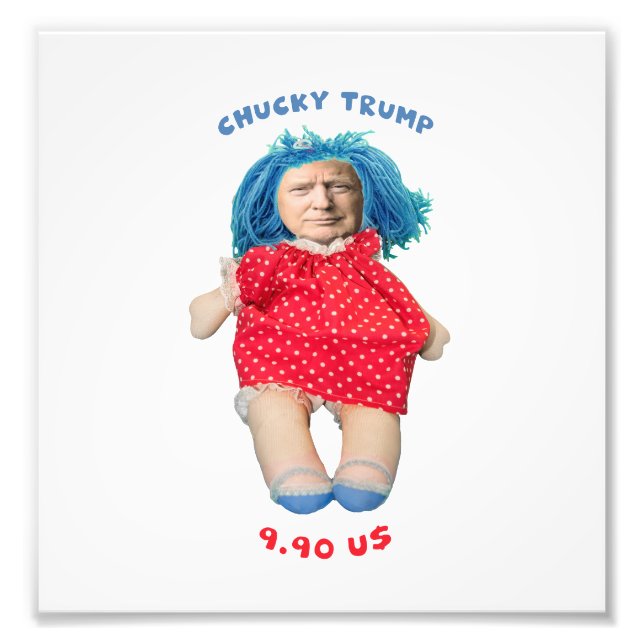 Chucky Donald Trump Doll Fotodruck (Vorne)