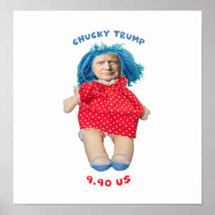Chucky Donald Trump Doll Poster