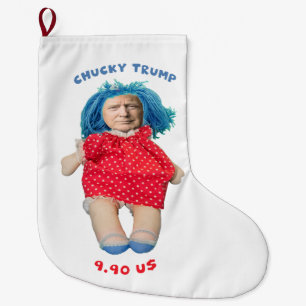 Chucky Donald Trump Puppe Großer Weihnachtsstrumpf
