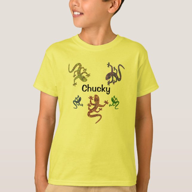 Chucky Salamander T - Shirt - 2 Seitendesign (Vorderseite)