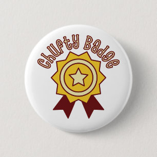 Chufty-Abzeichen - nordhumorvolles Manchester Button