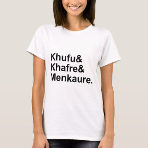 Chufu, Chafre, Menkaure Pyramiden von Ägypten & T-Shirt