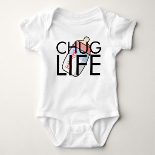 CHUG LIFE - Mädchen Flasche Baby Strampler
