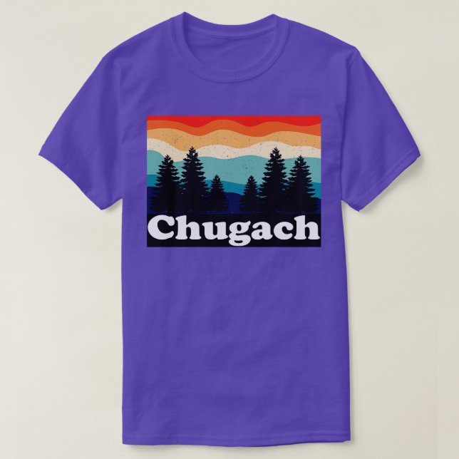 Chugach Alaska Retro T-Shirt (Design vorne)