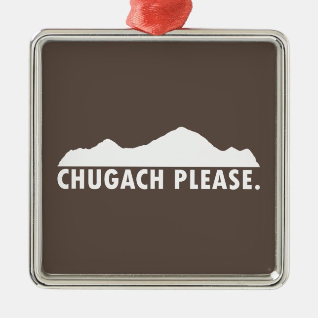 Chugach bitte ornament aus metall (Vorne)