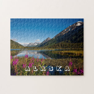 Chugach National Forest, Alaska, Landschaftsfoto Puzzle