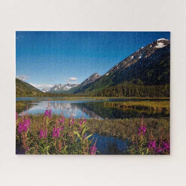 Chugach-Nationalpark im Alaska-Gebirge Puzzle (Horizontal)