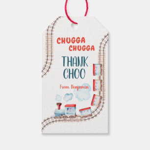 Chugga Choo Boy Vintag Train GeburtstagsgeschenkTa Geschenkanhänger
