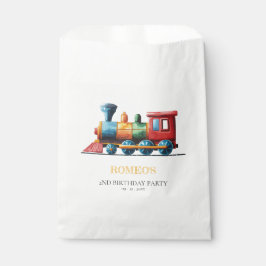 Chugga Chugga Choo Choo Vintag Train 2. Geburtstag Geschenktütchen